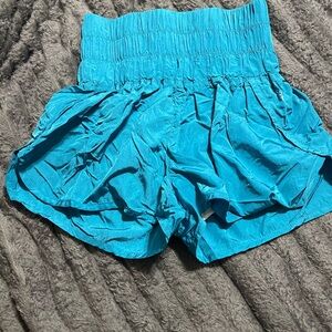 Free people The Way Home shorts in color teal size xs